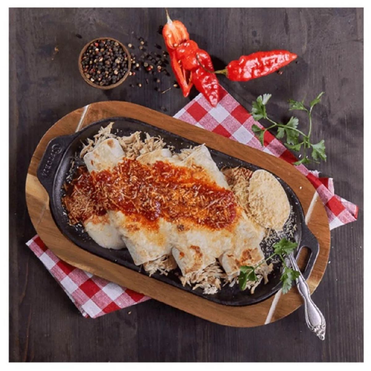 VICTORIA - Plancha ovalada VICTORIA  Hierro Fundido 34X17 cm