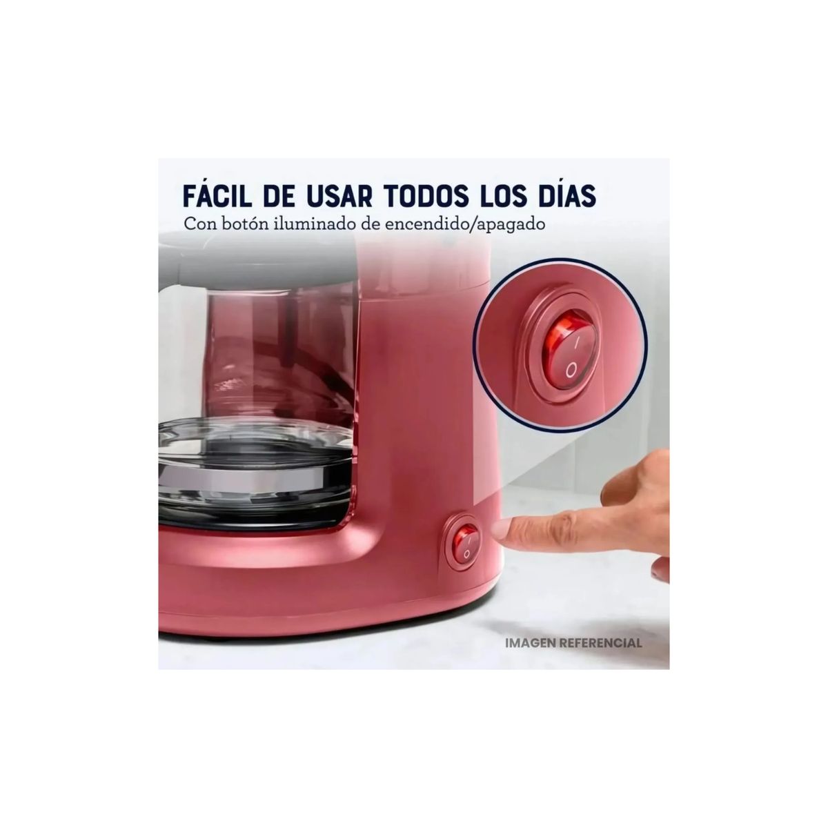 OSTER - Cafetera Oster 5 Tazas con Filtro Reutilizable BVSTDCS51R