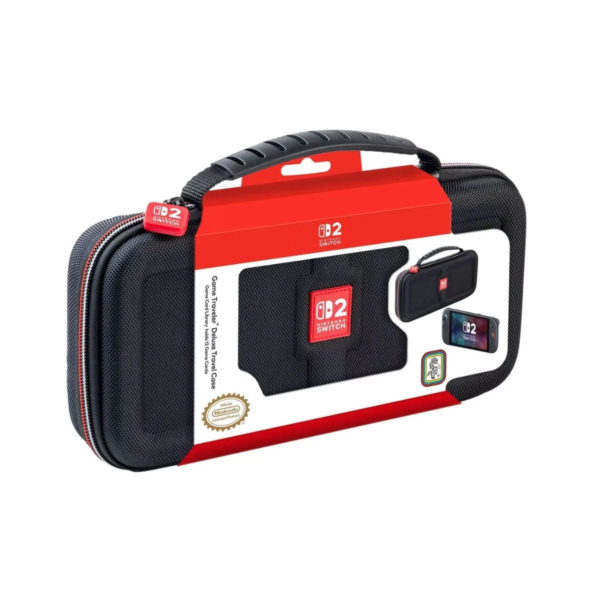NINTENDO - Estuche Game Traveler Deluxe Case Negro Nintendo Switch 2 NS241
