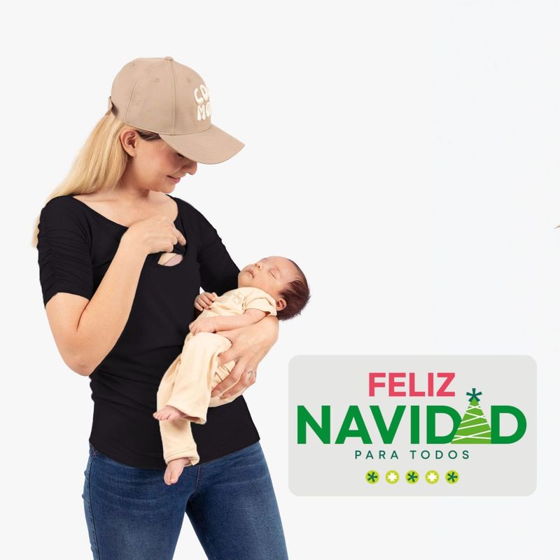 MOMMYLAND - POLO MANGA CORTA DE LACTANCIA Y MATERNIDAD