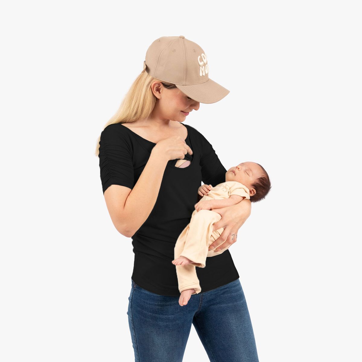 MOMMYLAND - POLO MANGA CORTA DE LACTANCIA Y MATERNIDAD