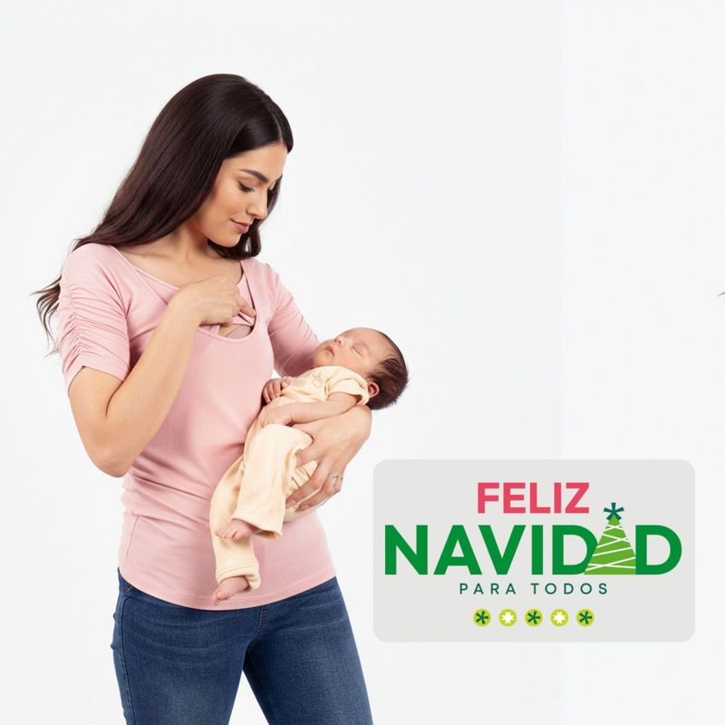 MOMMYLAND - POLO MANGA CORTA DE LACTANCIA Y MATERNIDAD