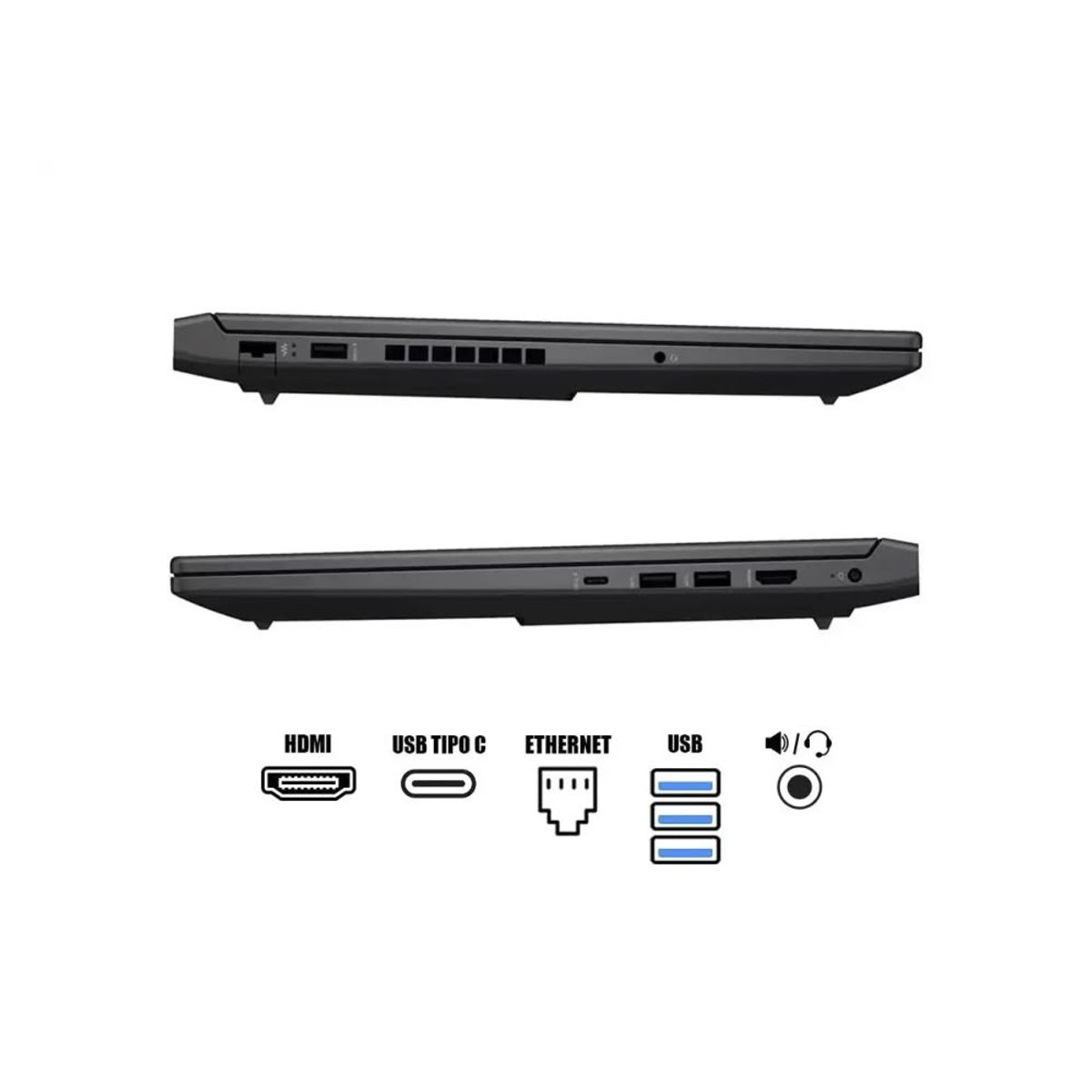 HP - LAPTOP HP VICTUS 16 161 FHD 144HZ IPS RYZEN 7 16GB 512SSD V8GB