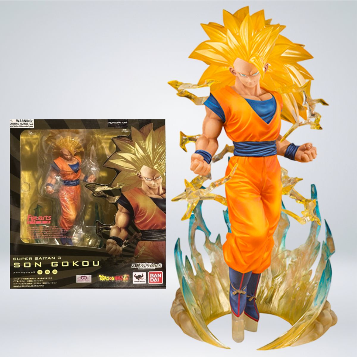 BANDAI NAMCO - FIGURA SH FIGUARTS DRAGON BALL Z - SUPER SAIYAN 3 SON GOKU