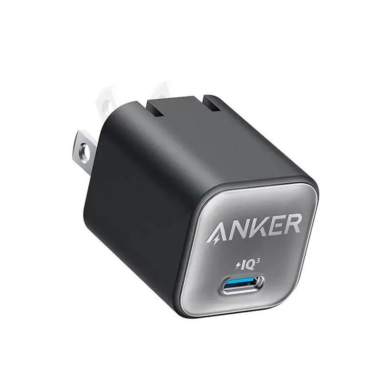 ANKER - Cargador de Pared Anker 511 Nano 30W - USB-C GaN - Carga Rápida PIQ 3.0 & PPS - Color Negro