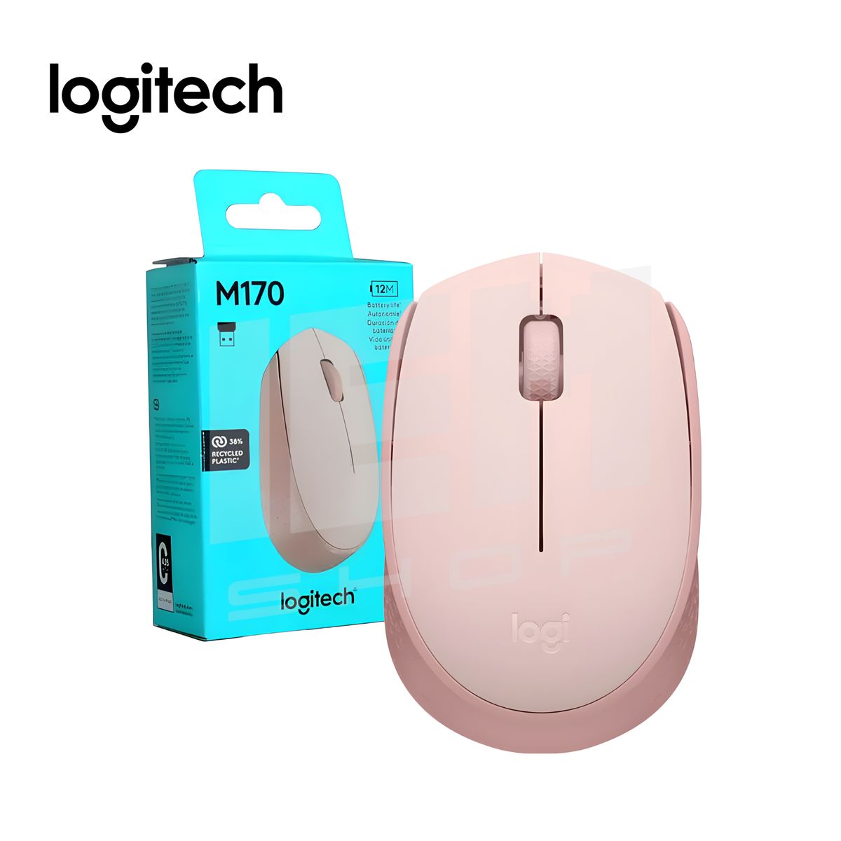 LOGITECH - Mouse Inalámbrico Logitech M170 Rose