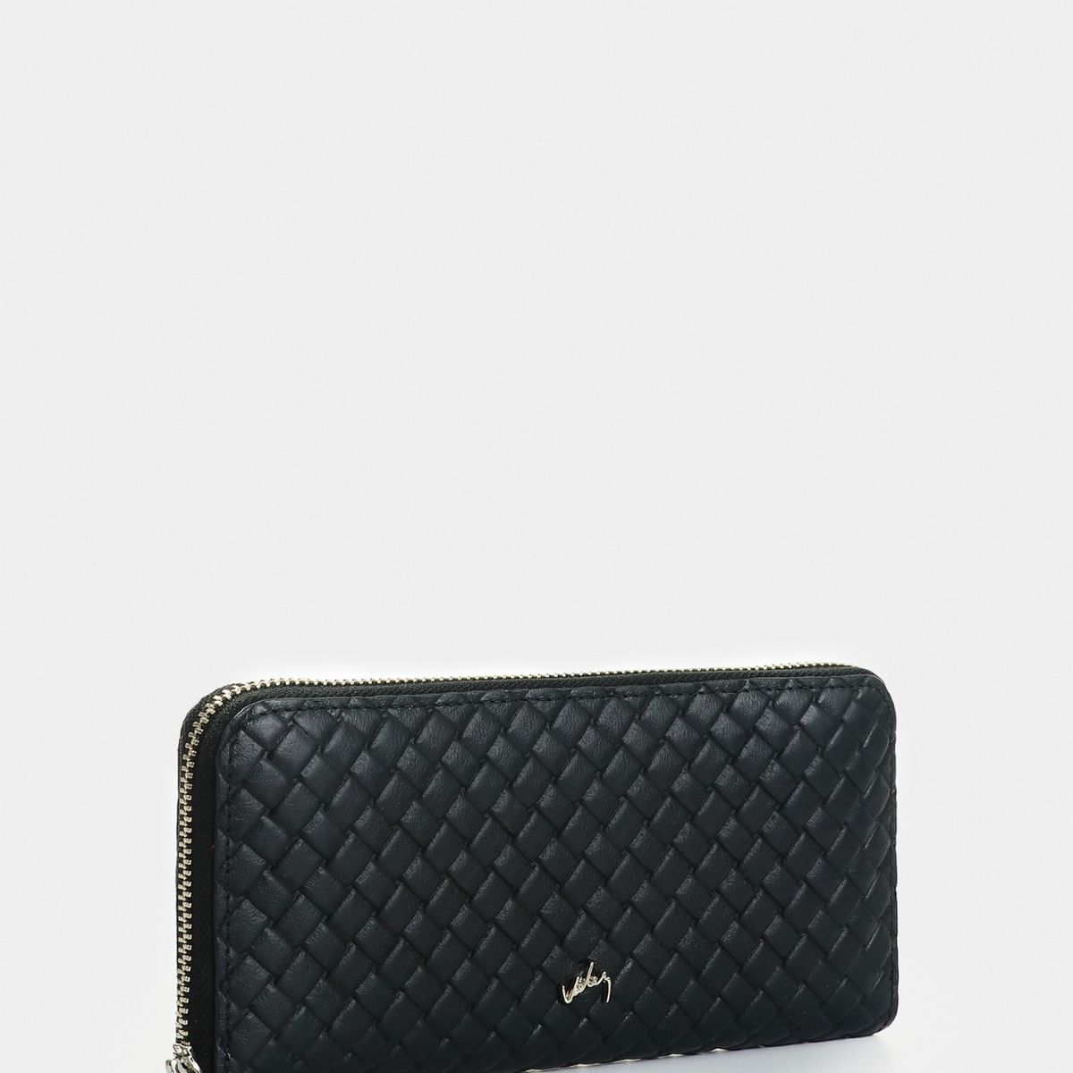 VELEZ - Vélez Billetera Porta Chequera Cuero Mujer Astra Negro