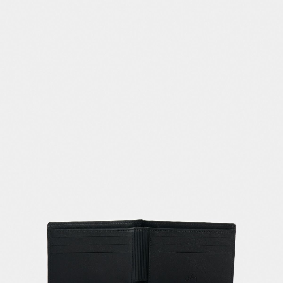 VELEZ - Vélez Billetera Cuero Con Detalle Grabado Hombre Lira Negro