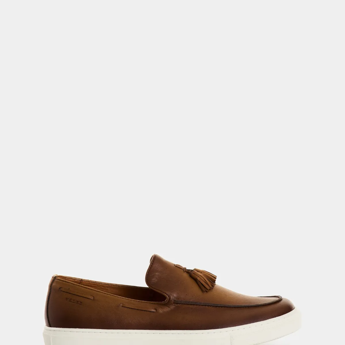 VELEZ - Vélez Mocasines Solan Cuero Hombre Acabado Envejecido Miel