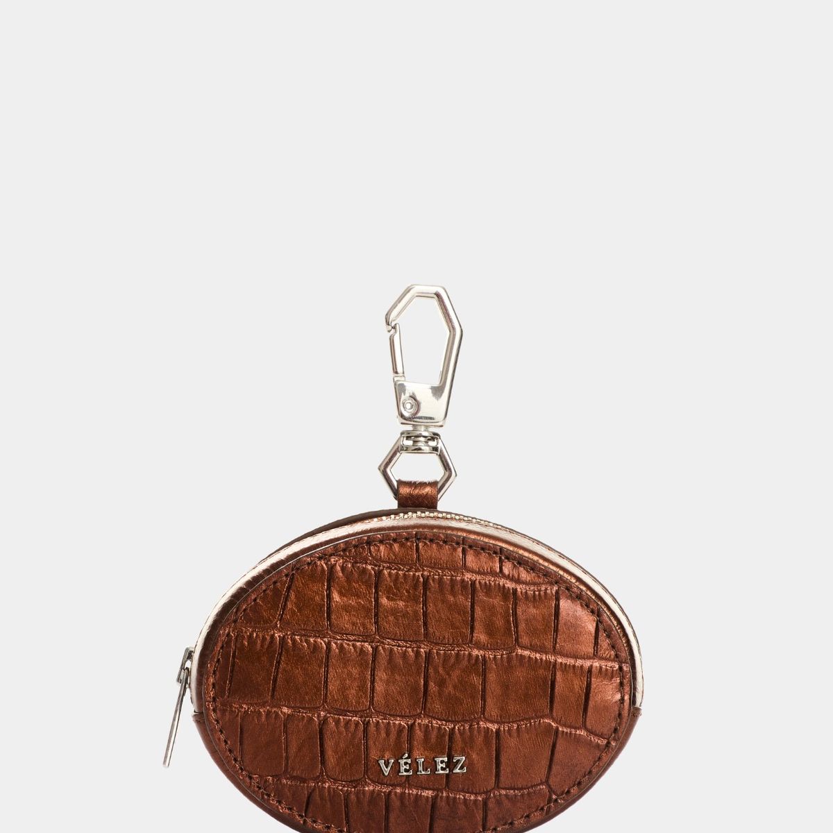 VELEZ - Vélez Monedero De Cuero Folia Para Mujer Aria Bronce