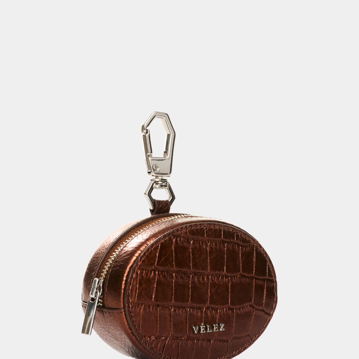 VELEZ - Vélez Monedero De Cuero Folia Para Mujer Aria Bronce