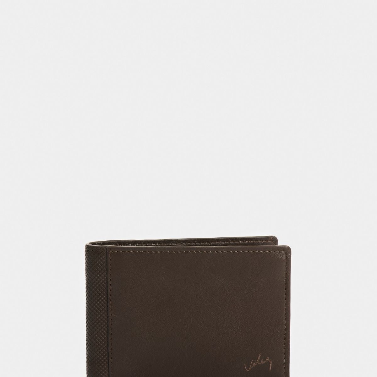 VELEZ - Vélez Billetera Cuero Con Detalle Grabado Hombre Lira Cafe