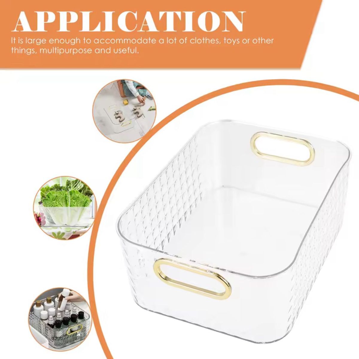 GENERICO - CAJA DE ALMACENAMIENTO TRANSPARENTE