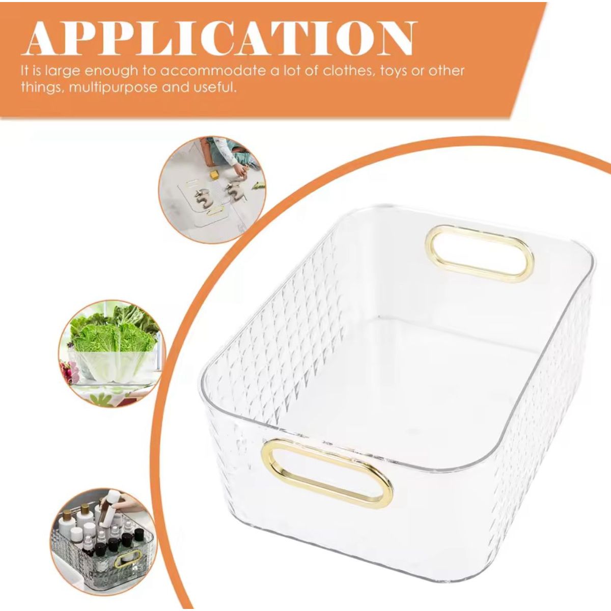 GENERICO - CAJA DE ALMACENAMIENTO TRANSPARENTE