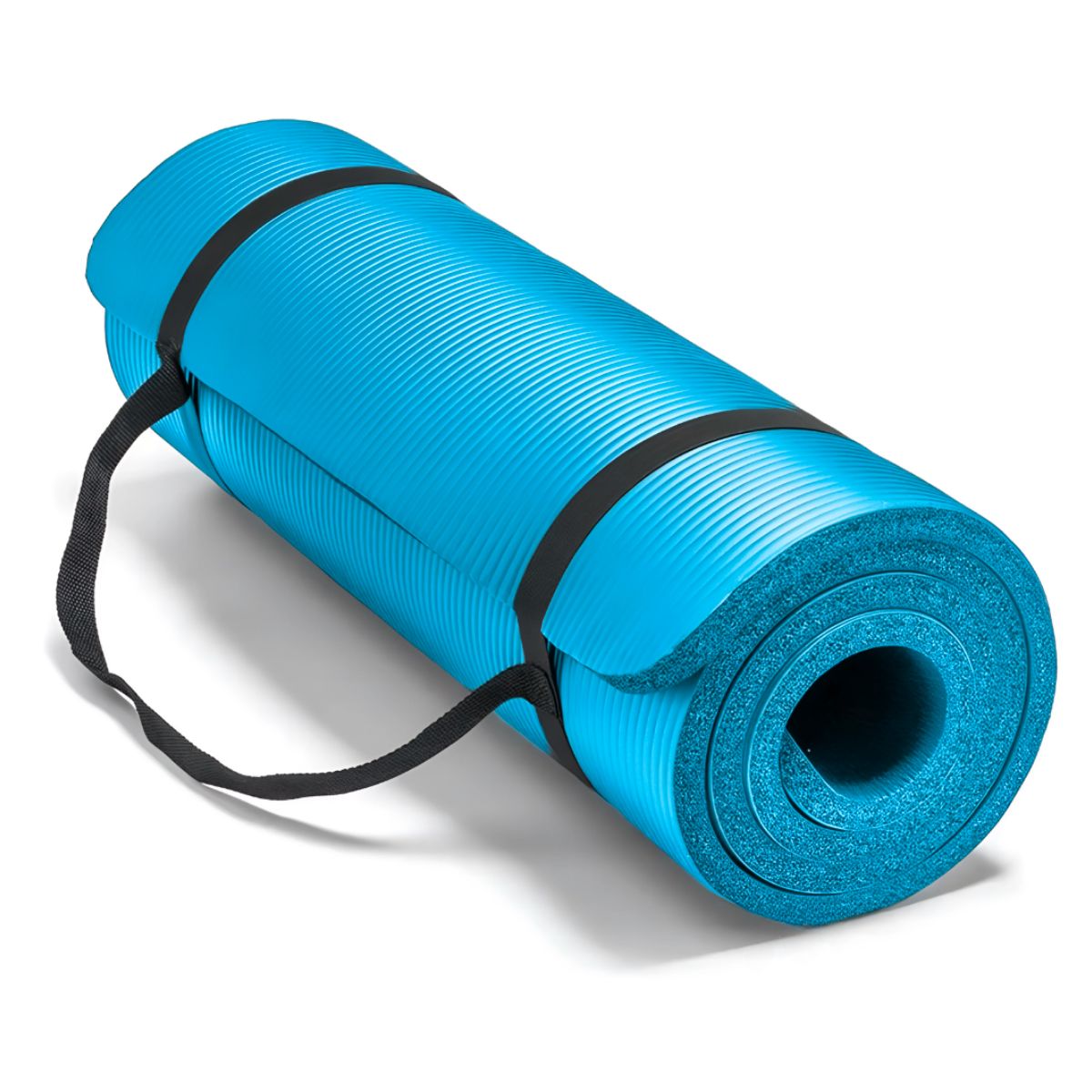 GENERICO - Mat de Yoga Fitness 10 mm Azul