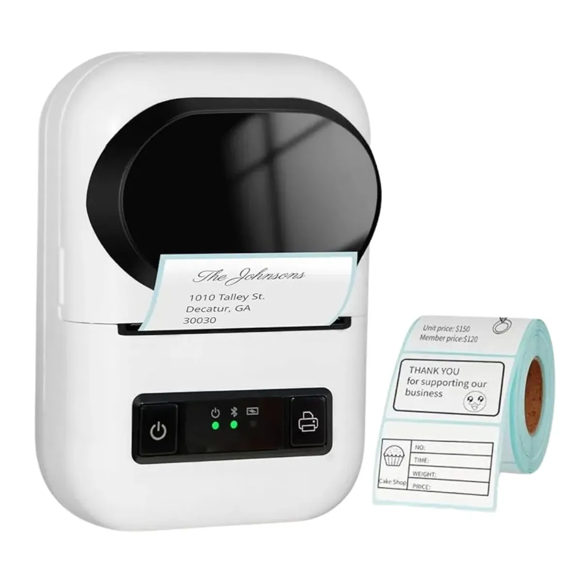 GENERICO - Impresora Térmica Portátil Bluetooth 58mm GOOJPRT PT-260 con Batería