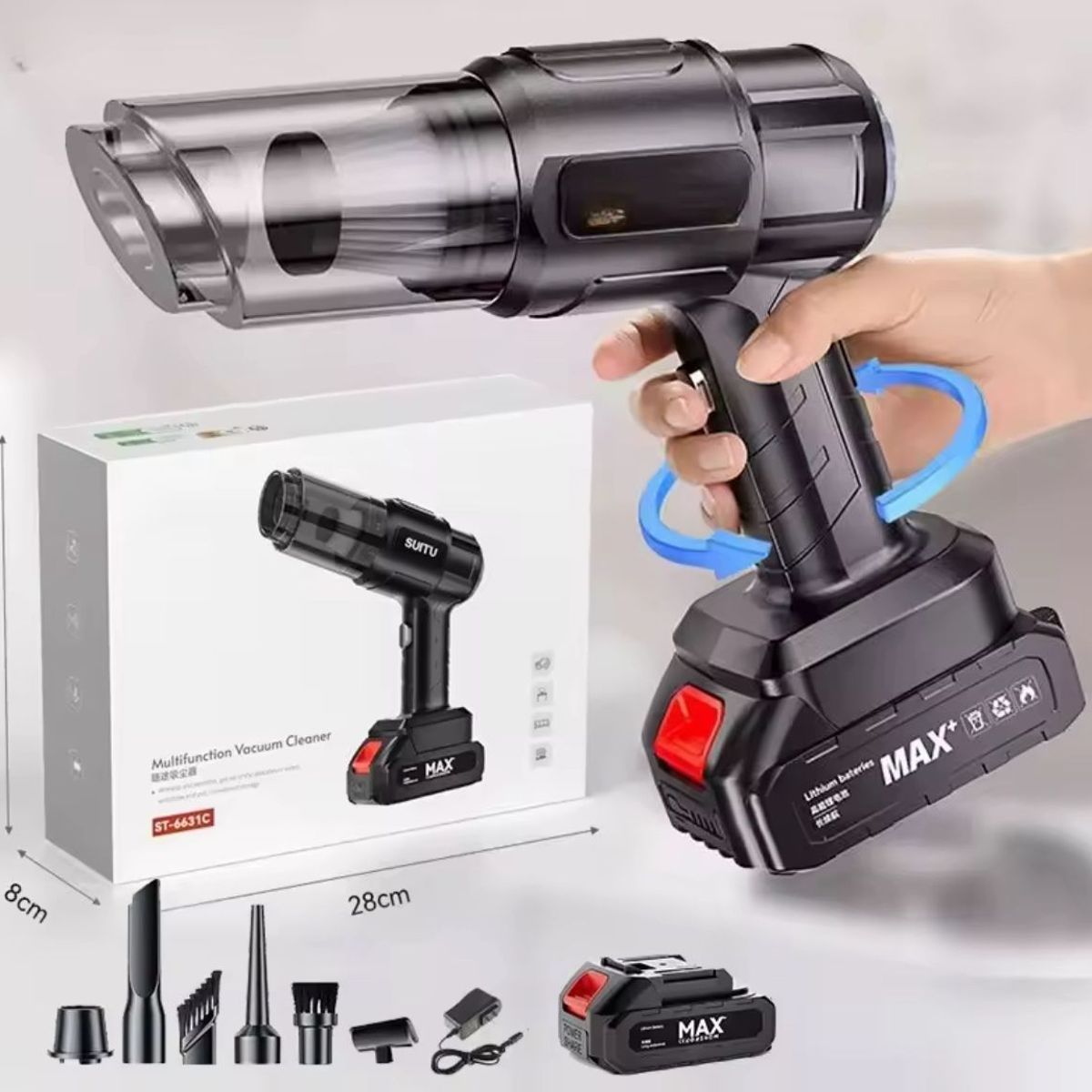 GENERICO - ASPIRADORA INALÁMBRICA DE BUENA POTENCIA