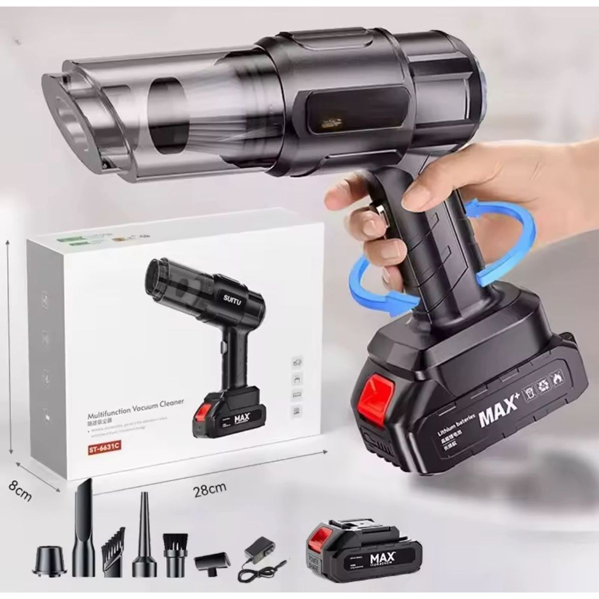 GENERICO - ASPIRADORA INALÁMBRICA DE BUENA POTENCIA