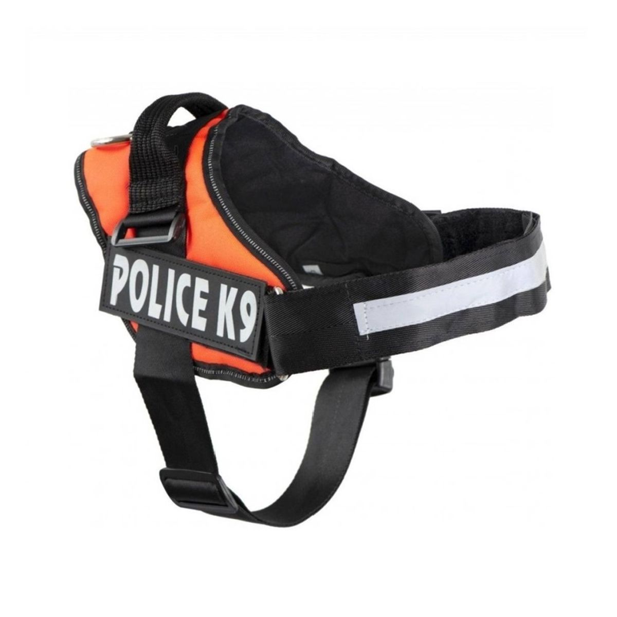 GENERICO - Pechera arnés anti tirones Police K9 naranja talla L