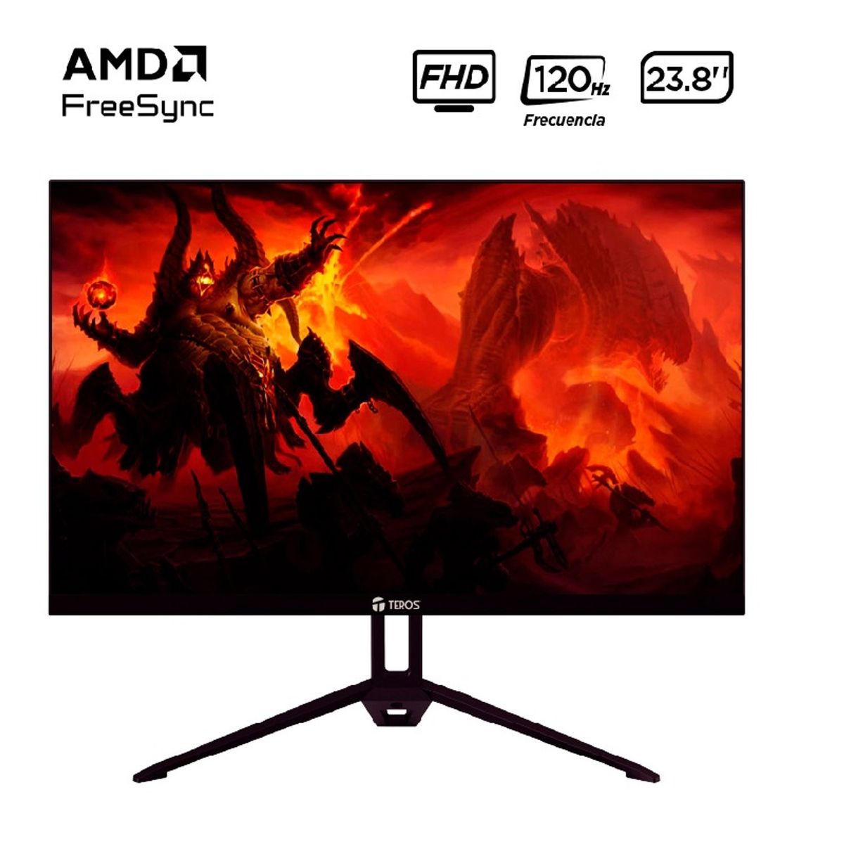 TEROS - Monitor Teros 24" 23.8 TE-2415S IPS 120HZ 1MS HDMI PARLANTE FHD