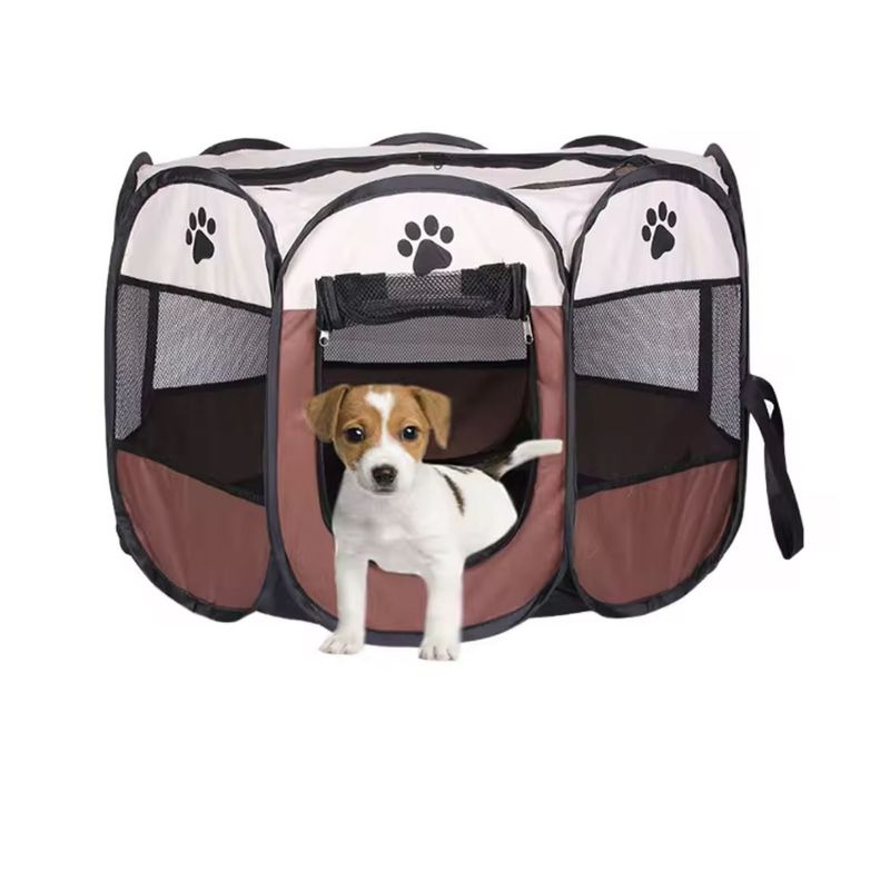 GENERICO - Corral Plegable Portatil Jaula Gato Perro Mascotas  -Talla M