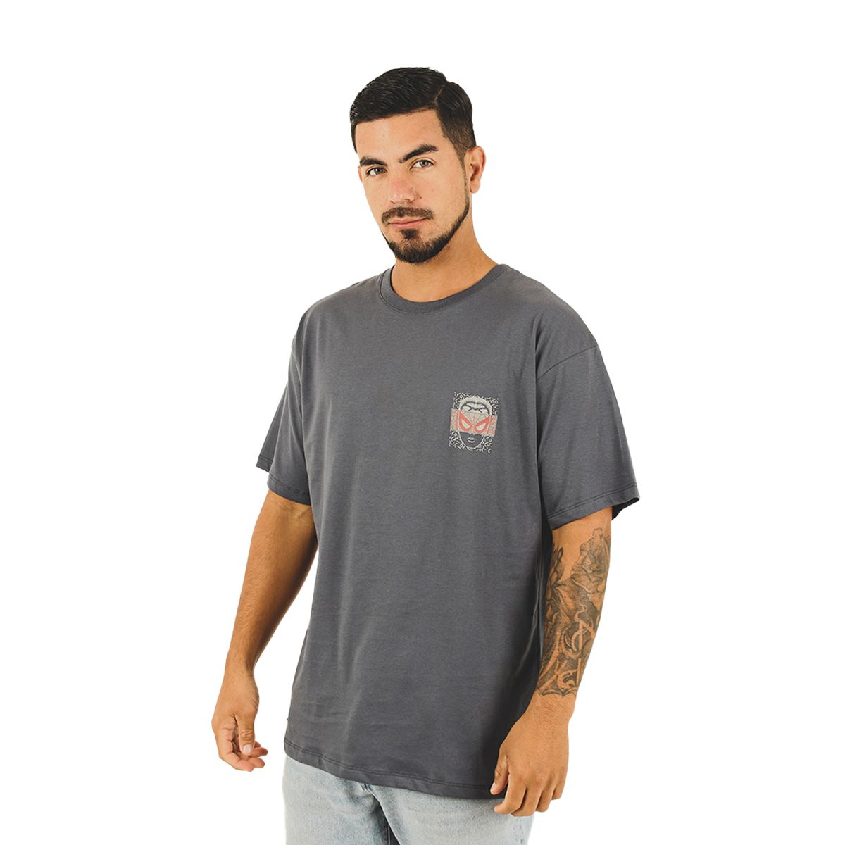 MARVEL - Polo Hombre Spiderman Manga Corta Algodón Acero - MARVEL