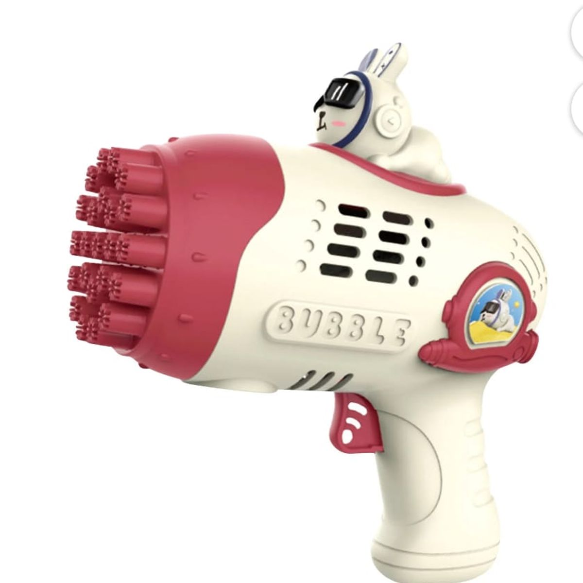 GENERICO - Máquina Automática De Burbujas Bubble Liquid 50Ml ROJO