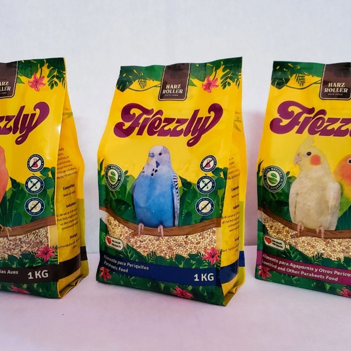 GENERICO - ALIMENTO PREMIUM PARA PERIQUITOS FREZZLY x 1kg