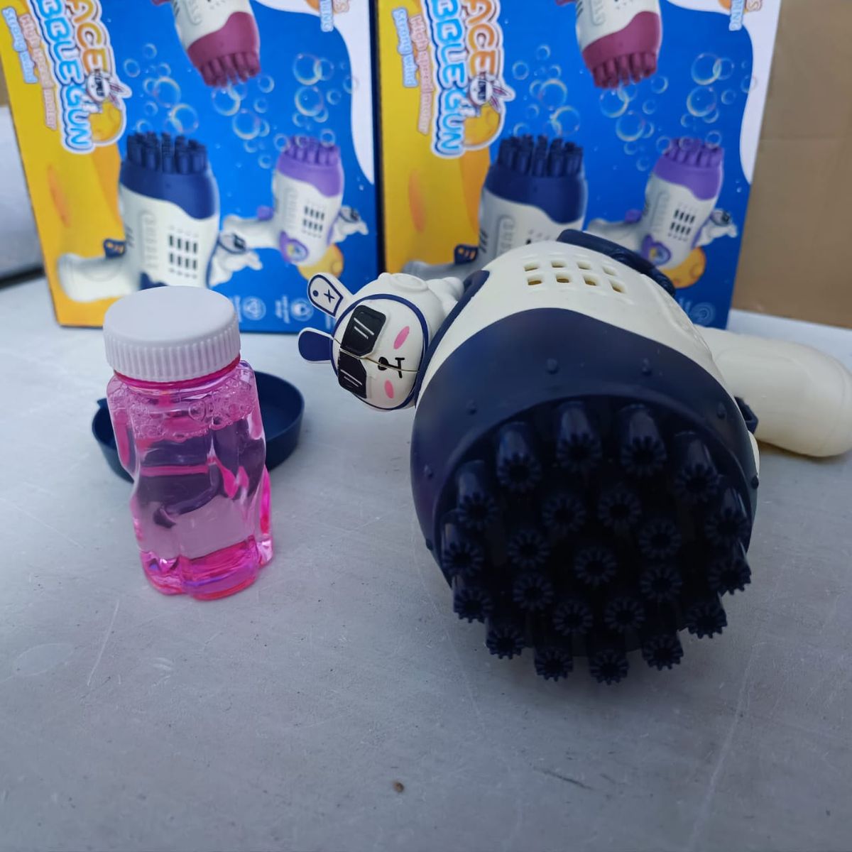 GENERICO - Máquina Automática De Burbujas Bubble Liquid 50Ml AZUL