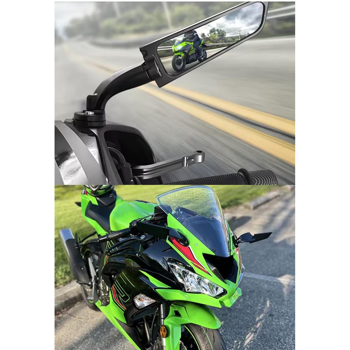 UNIVERSAL - ESPEJO ALERON DEPORTIVO UNIVERSAL MOTO