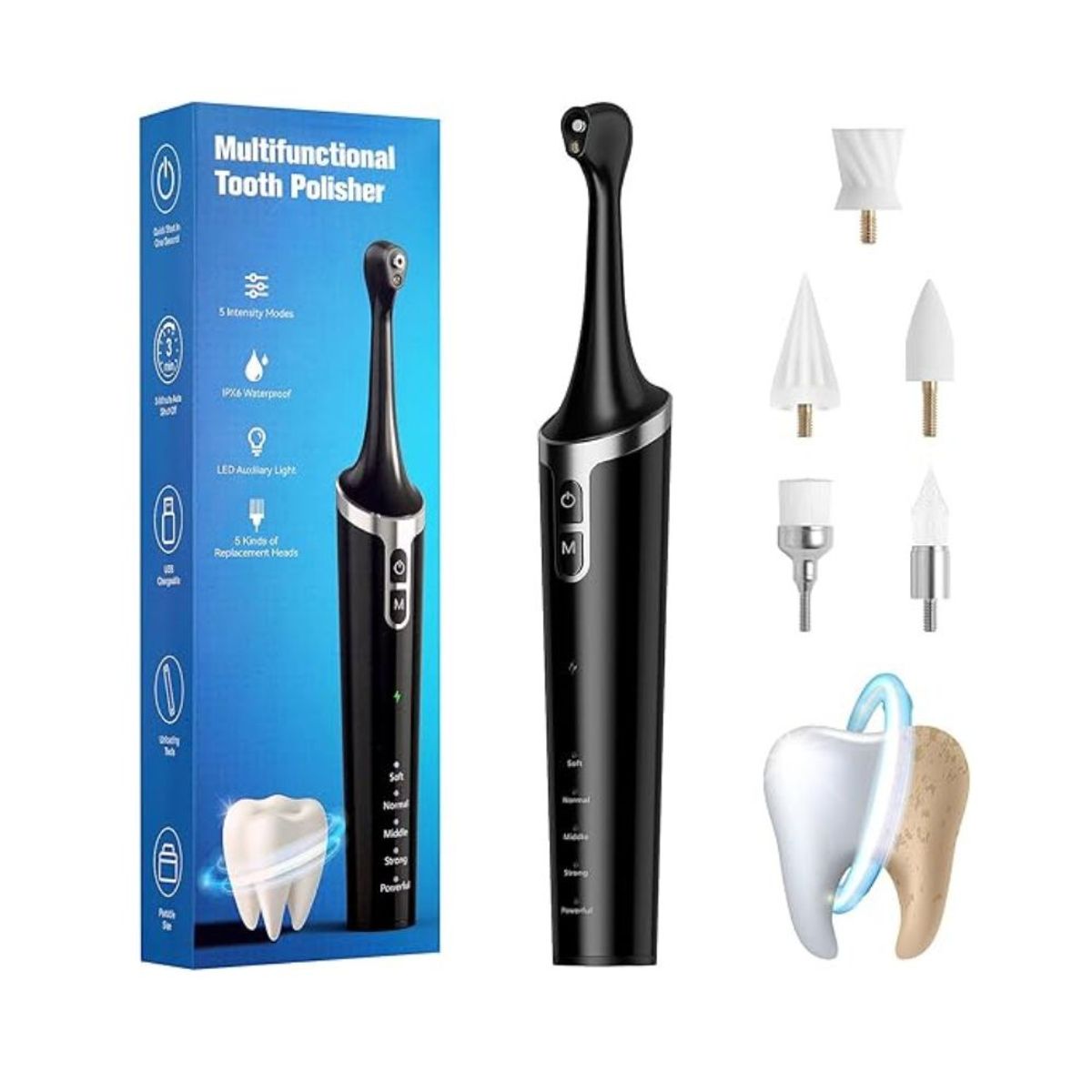 Kit de limpieza y blanqueamiento dental con 5 modos, marca GENERICO - Foto Principal