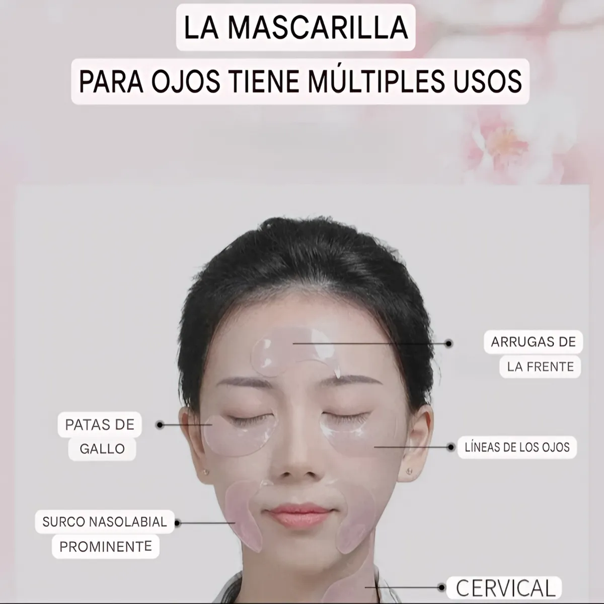 BIOAQUA - Parches De Colágeno Para Las Ojeras + Ácido Hialurónico 60 un