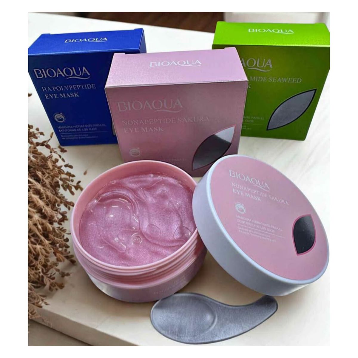 BIOAQUA - Parche De Colágeno Para Las Ojeras + Ácido Hialurónico 60 un