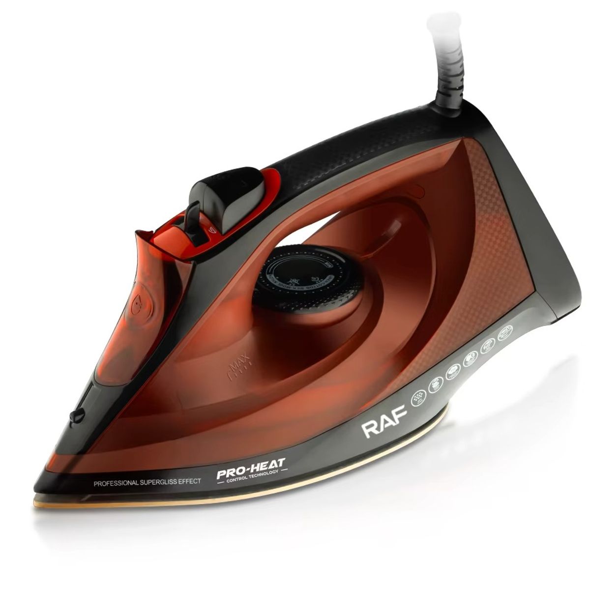 RAFF - Plancha a Vapor Pro-Heat R1168R Cerámica