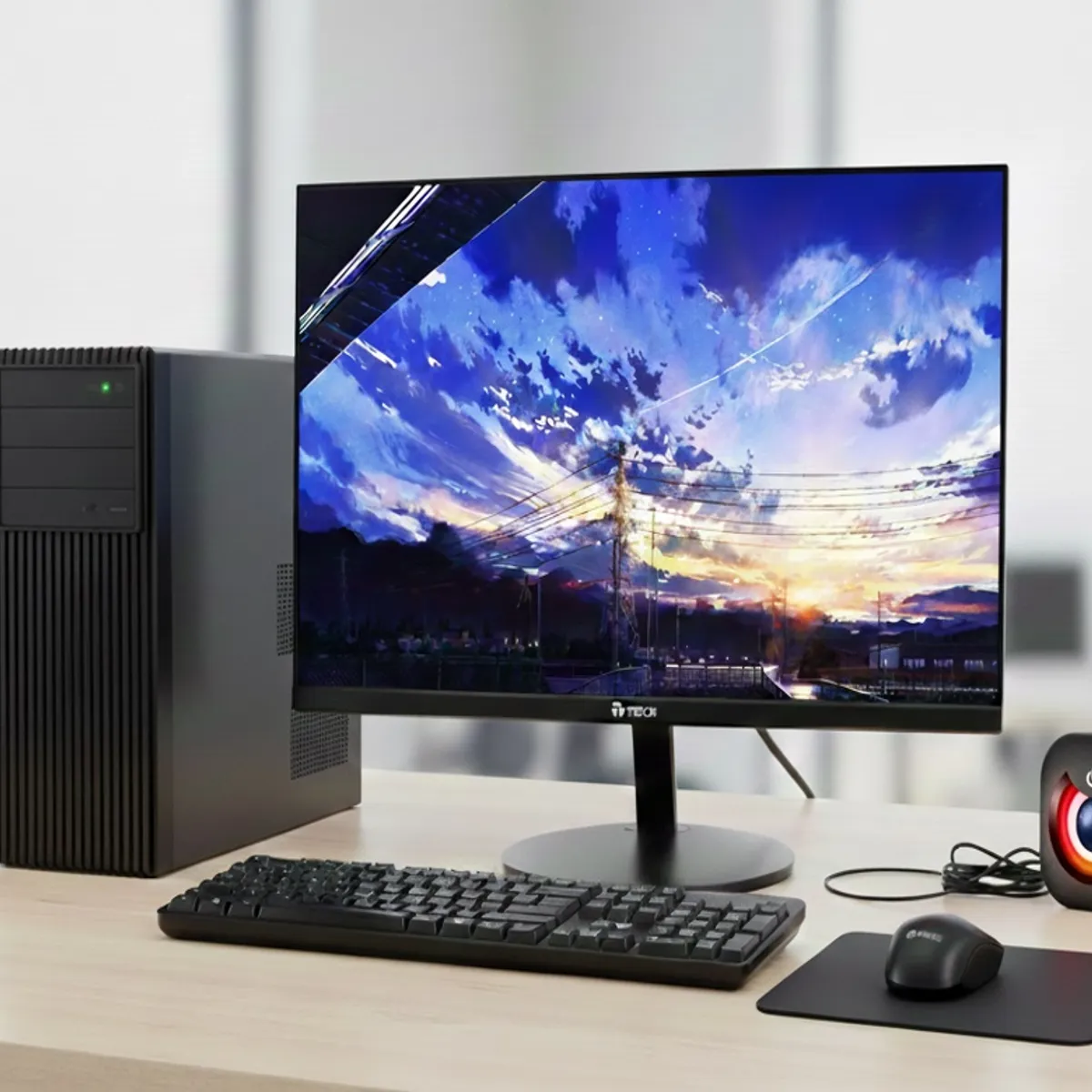 INTEL - Computadora Pc Intel Core I5 3470 Ram 8gb Ssd 250gb Monitor 22 FULL HD