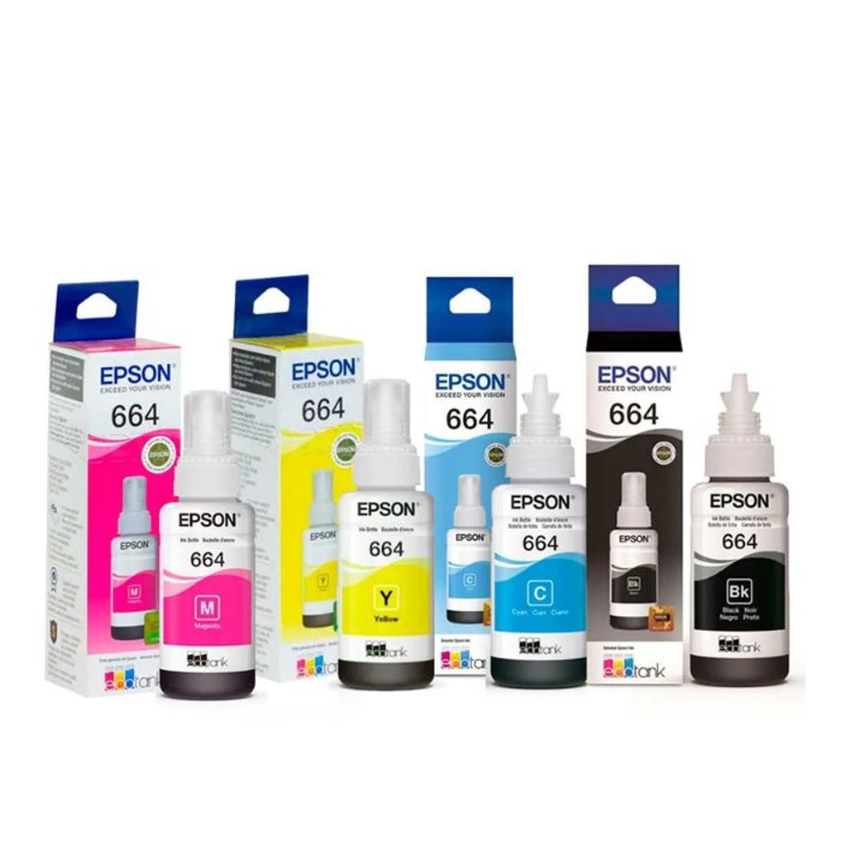 EPSON - KIT DE 4 TINTAS EPSON 664 COLORES