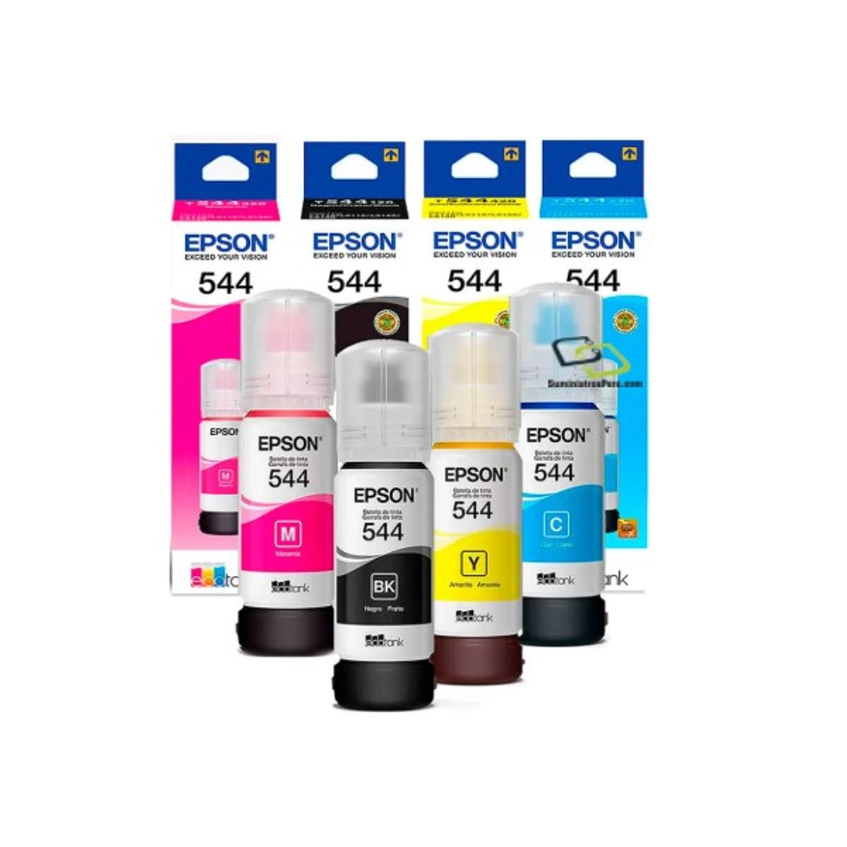 EPSON - KIT DE 4 TINTAS EPSON 544 COLORES