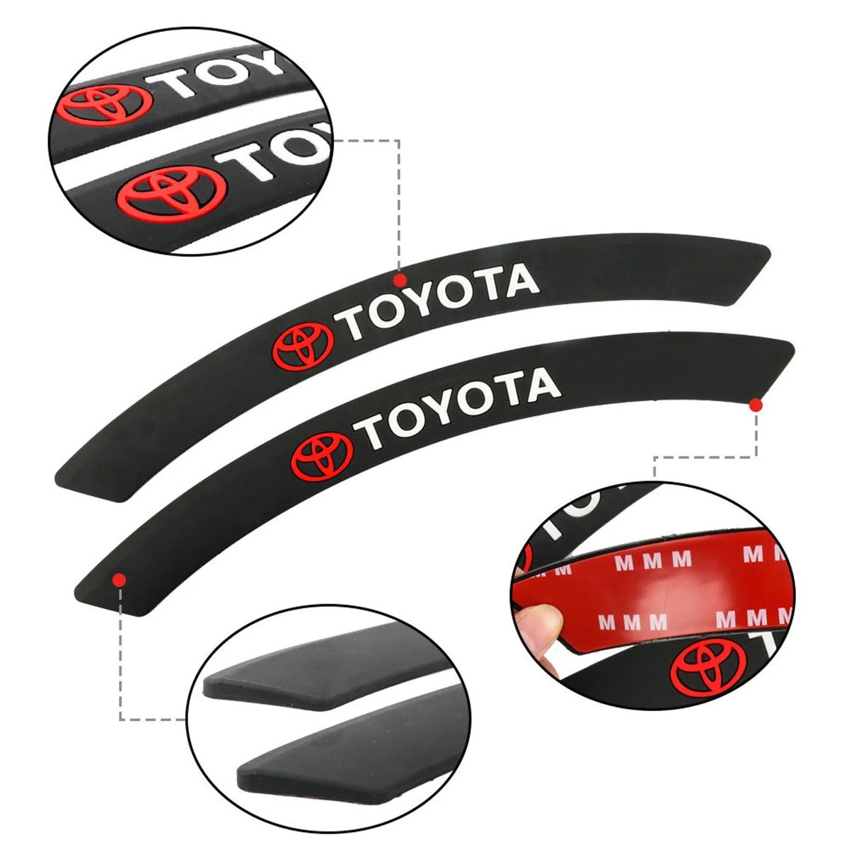 GENERICO - Protector de Fenders para Auto Toyota