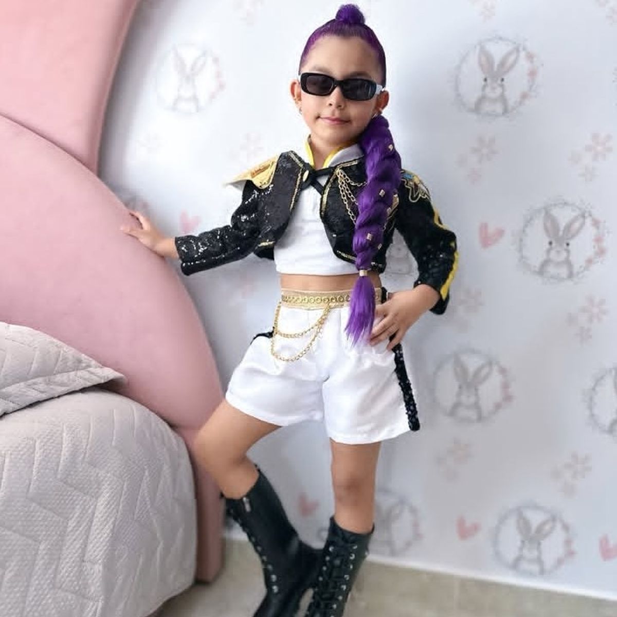 GENERICO - DISFRAZ DE LA PELÍCULA K-POP RUMI PARA NIÑAS