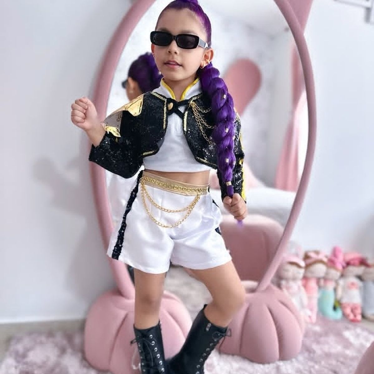 GENERICO - DISFRAZ DE LA PELÍCULA K-POP RUMI PARA NIÑAS