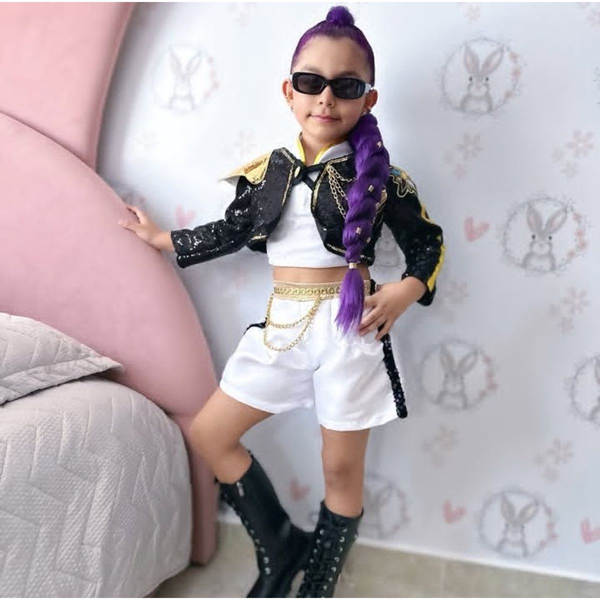 GENERICO - DISFRAZ DE LA PELÍCULA K-POP RUMI PARA NIÑAS