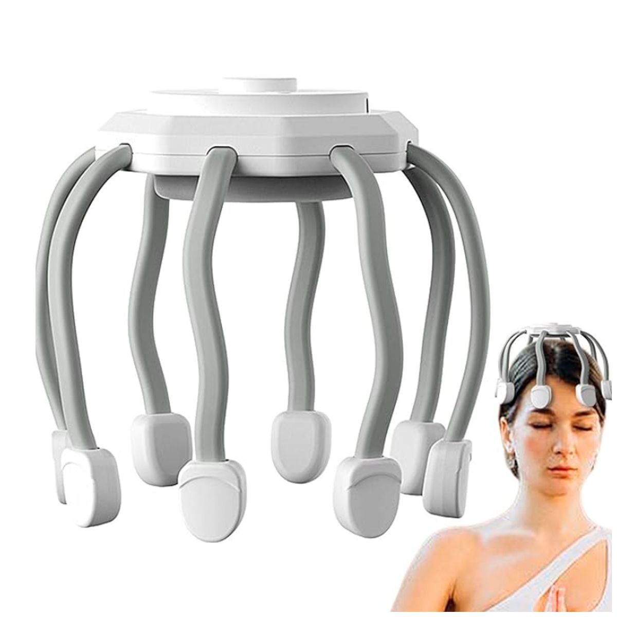 GENERICO - Masajeador de cuero cabelludo ultra pulpo