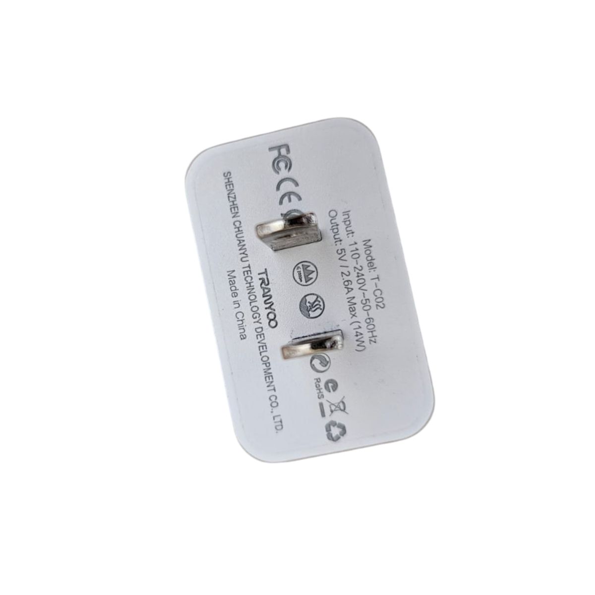 GENERICO - CABLE MAS CARGADOR TIPO C TRANYOO 14W