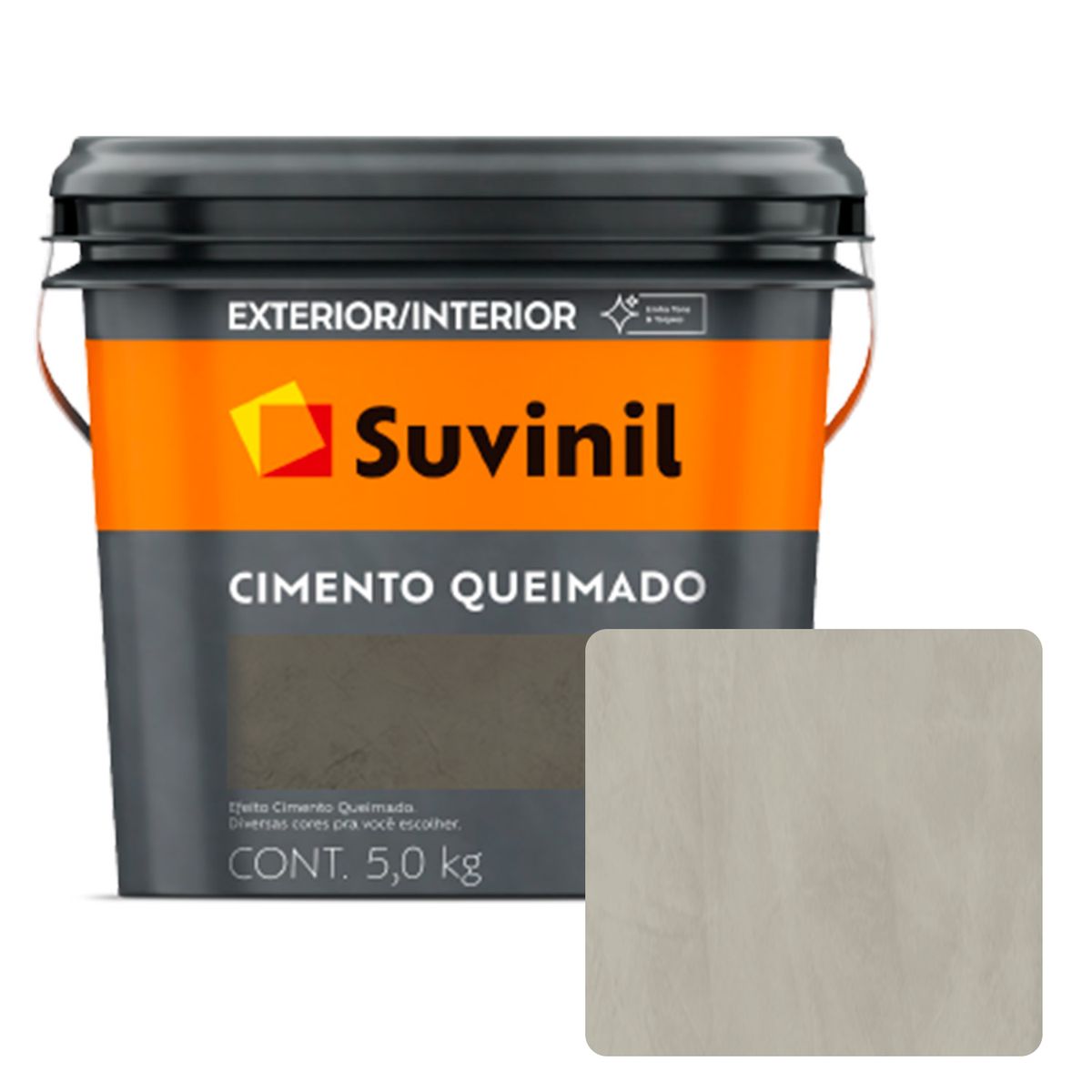 SUVINIL - SUVINIL EFECTO CEMENTO QUEMADO DIA DE LLUVIA X 5KG