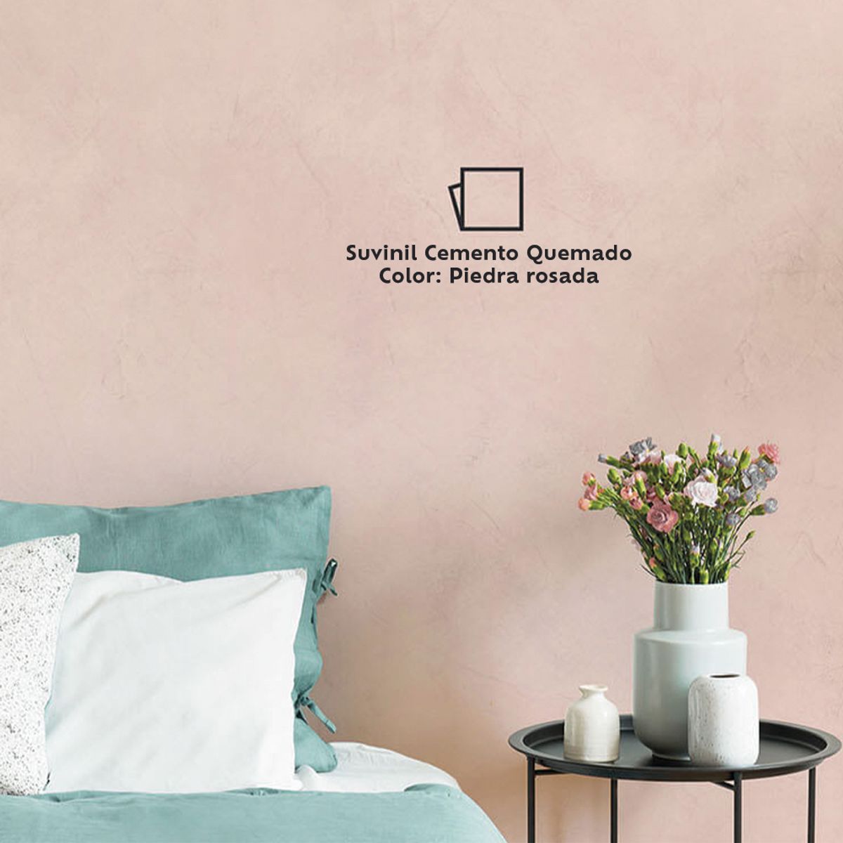 SUVINIL - SUVINIL EFECTO CEMENTO QUEMADO PIEDRA ROSADA X 5KG