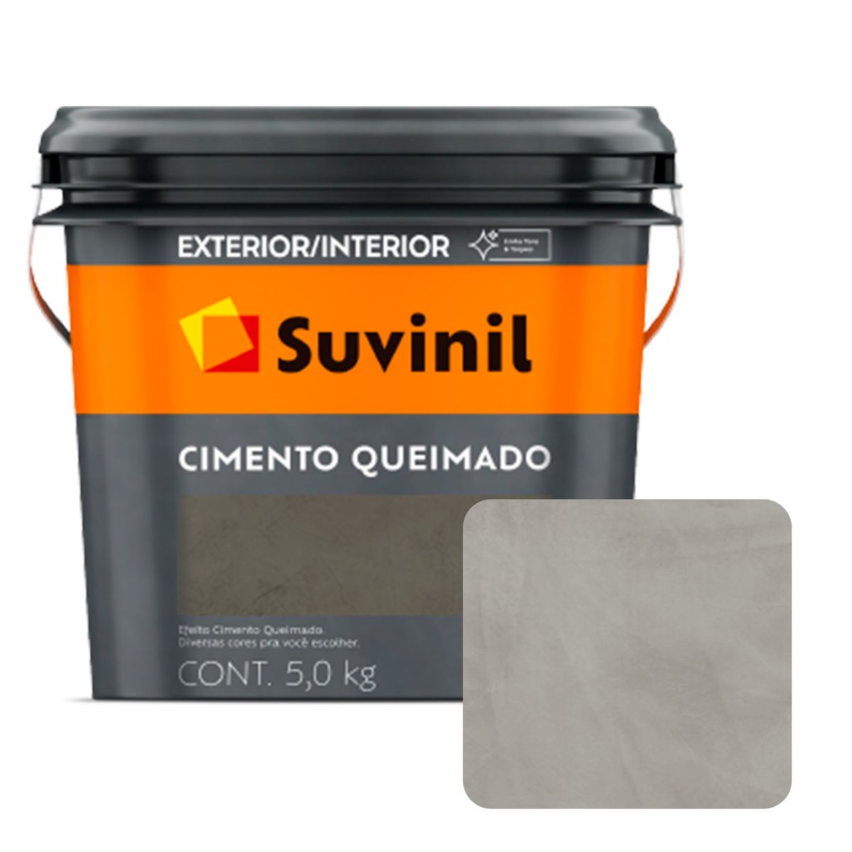 SUVINIL - SUVINIL EFECTO CEMENTO QUEMADO AVENIDA EXPRESA X 5KG
