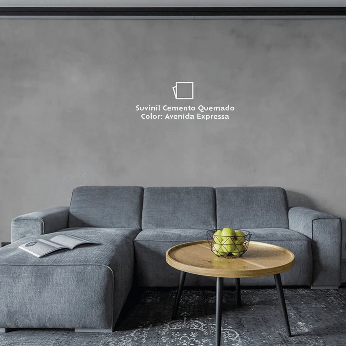 SUVINIL - SUVINIL EFECTO CEMENTO QUEMADO AVENIDA EXPRESA X 5KG