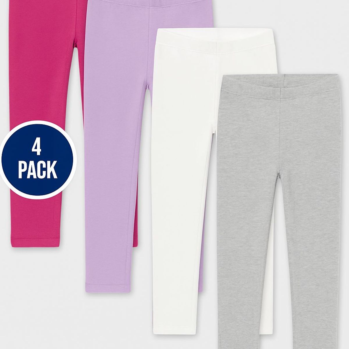 GENERICO - Pack x4 Legging Niña Lycrado