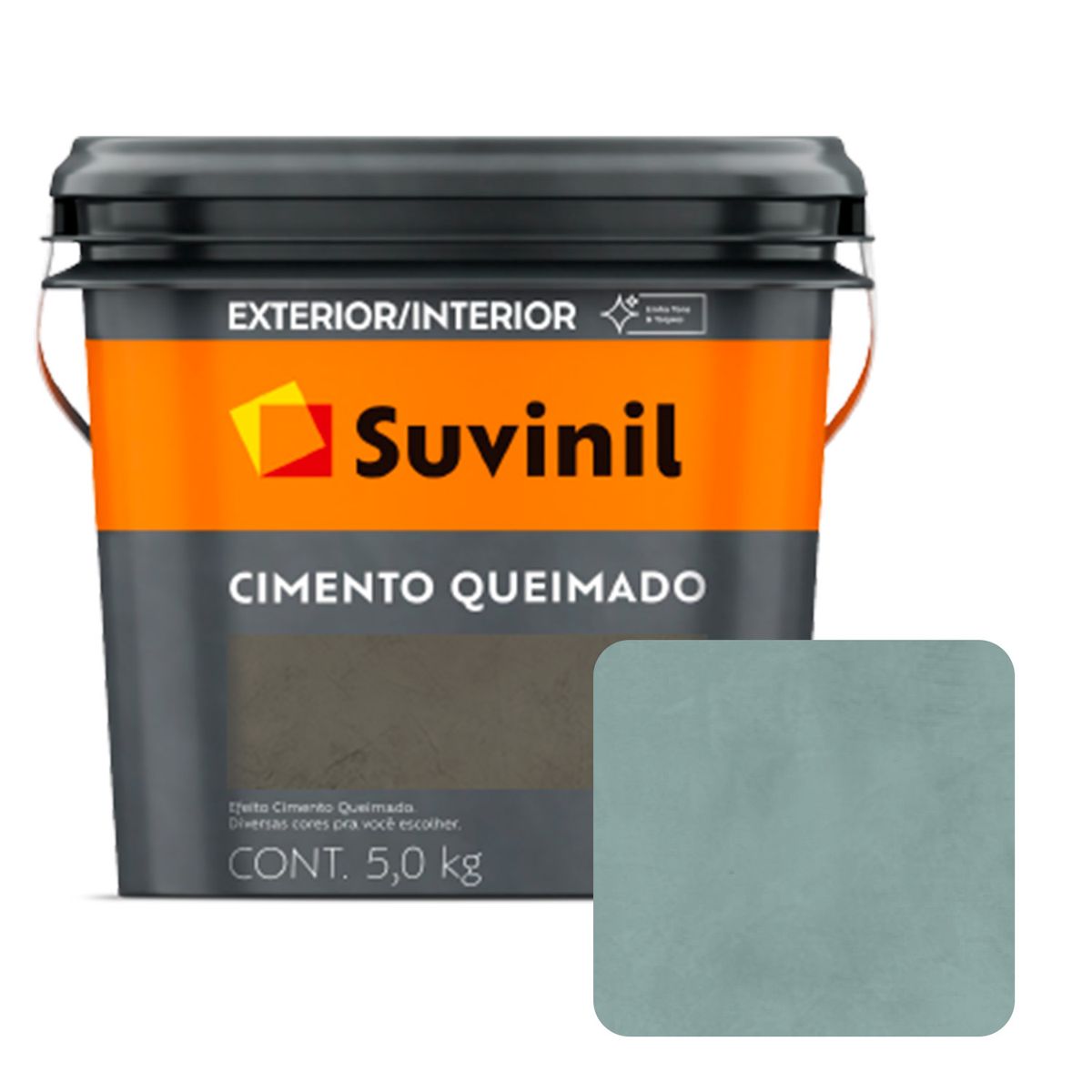 SUVINIL - SUVINIL EFECTO CEMENTO QUEMADO SELVA DE PIEDRA X 5KG