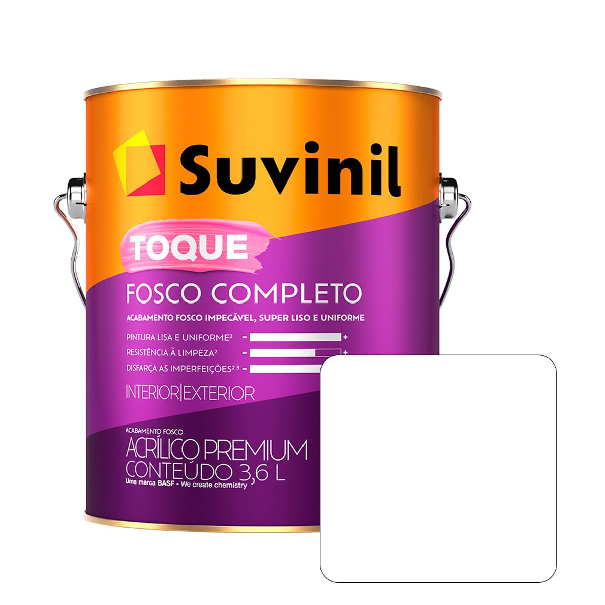 SUVINIL - SUVINIL LÁTEX TOQUE MATE COMPLETO BLANCO X 3.6 L